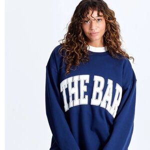 The Bar Navy Blue Women's Sweatshirt